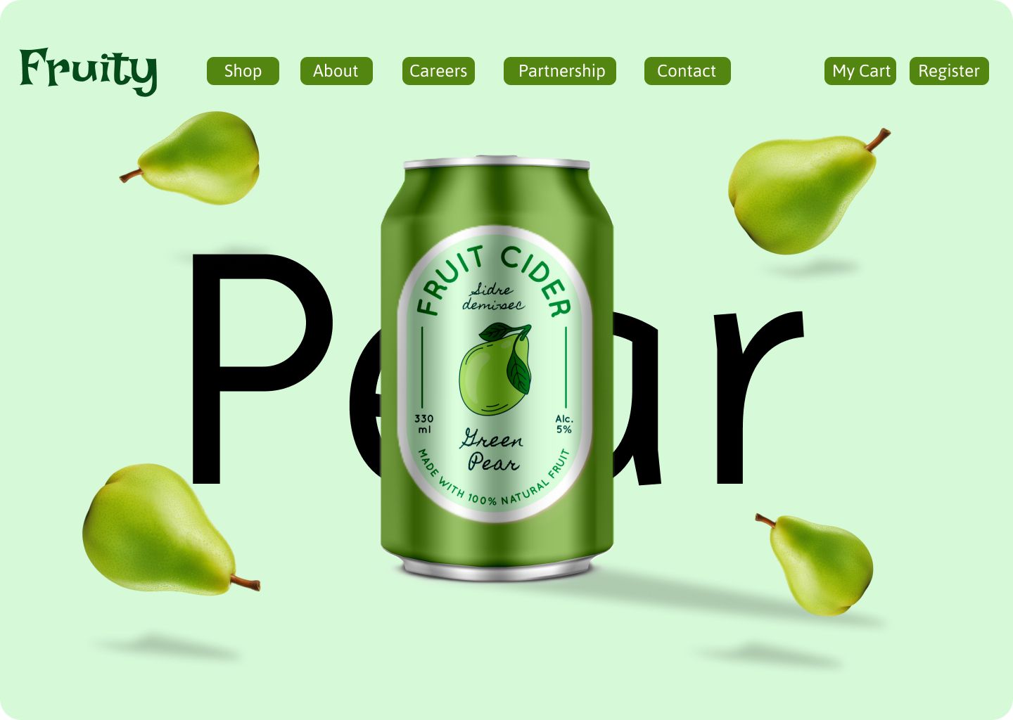 Fruity Beverage Website